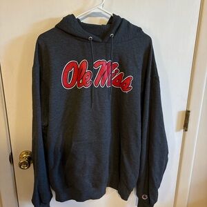 Champion Charcoal Ole Miss Hoodie